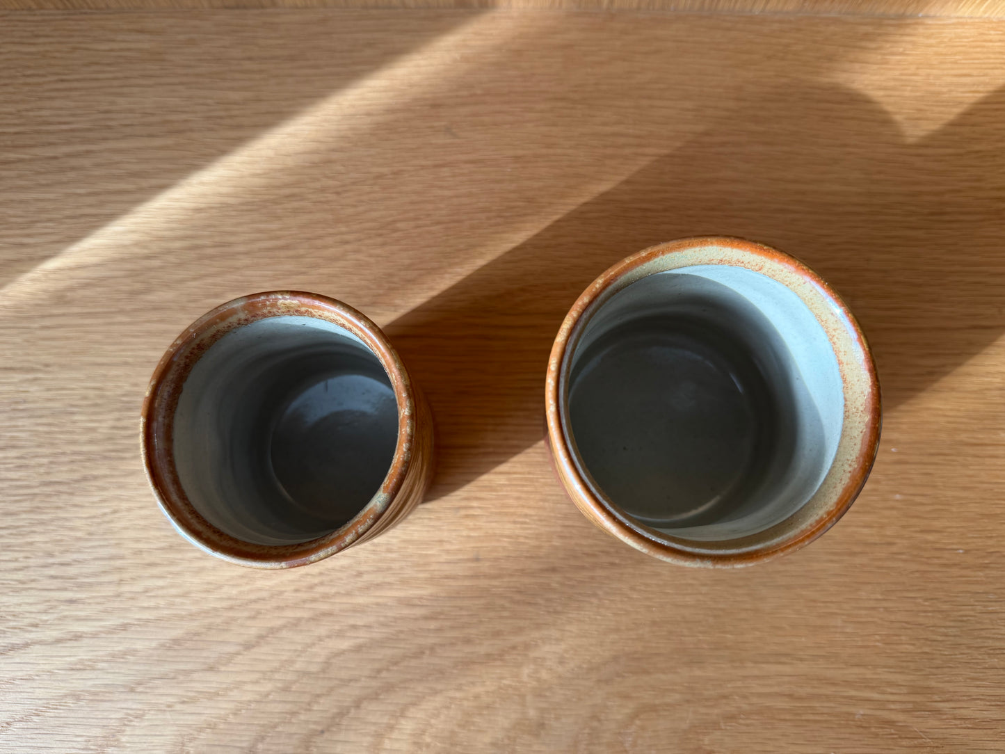 Brown Vintage Couples Teacups