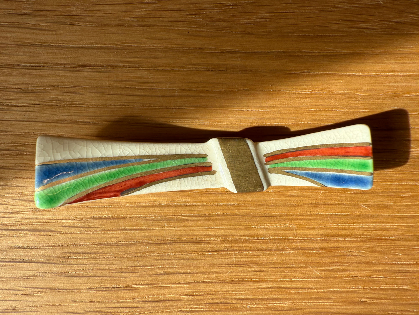 Vintage Kyomizuyaki Chopstick holder