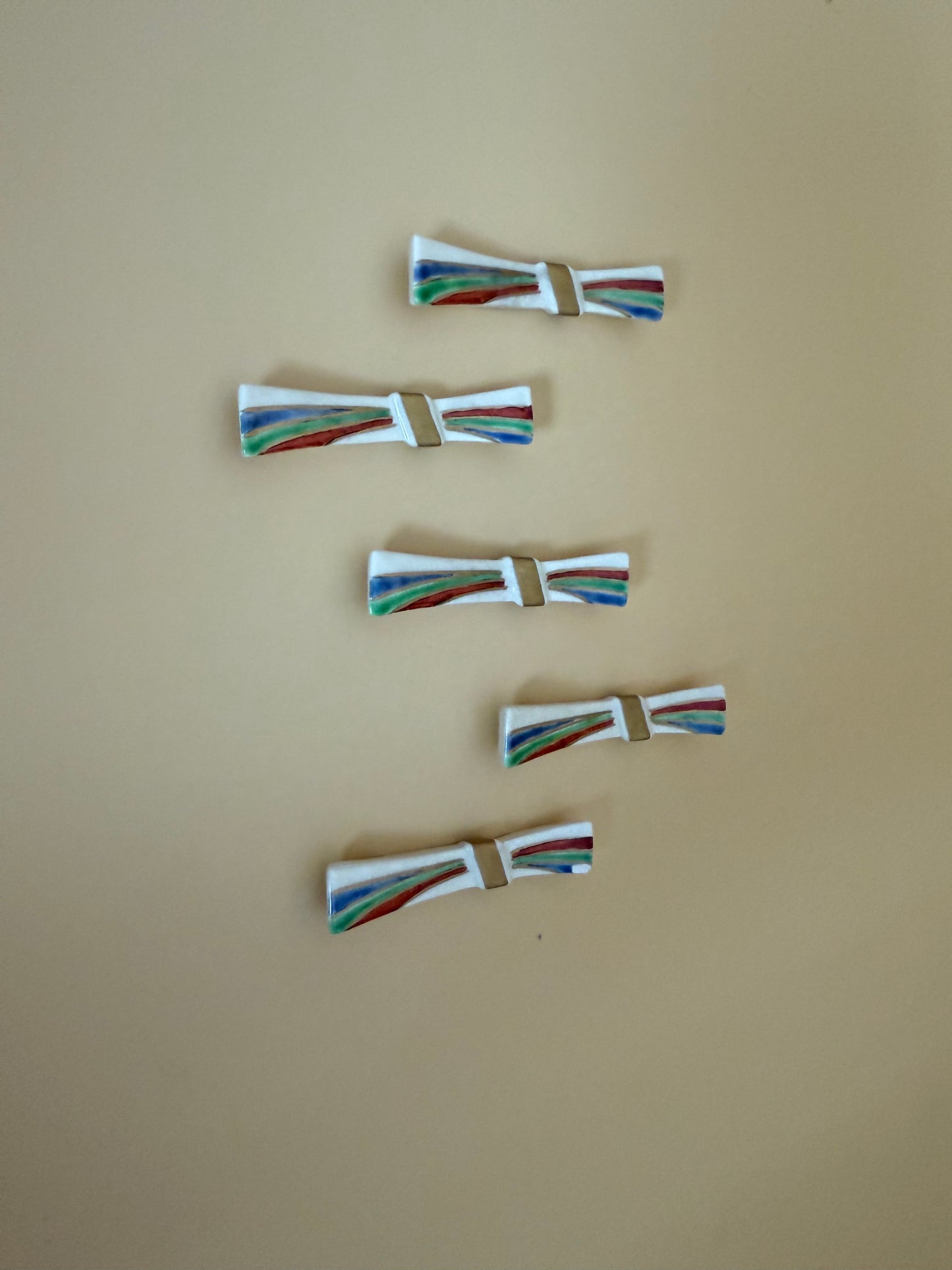 Vintage Kyomizuyaki Chopstick holder