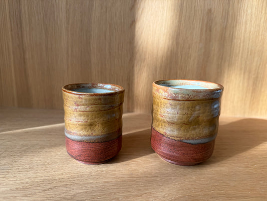 Brown Vintage Couples Teacups