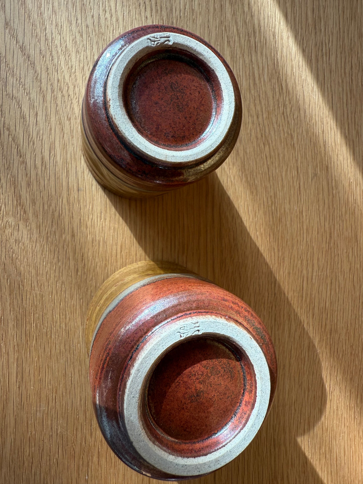 Brown Vintage Couples Teacups