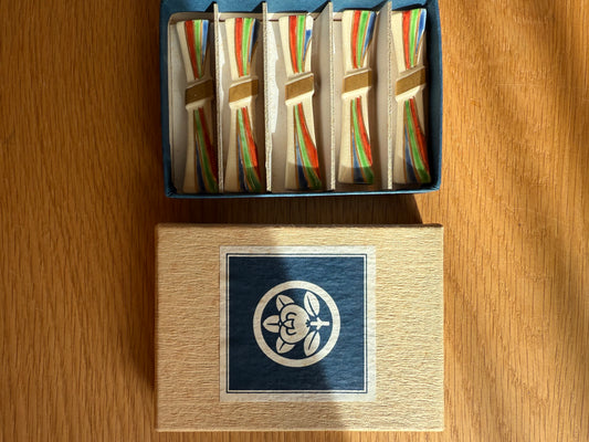 Vintage Kyomizuyaki Chopstick holder