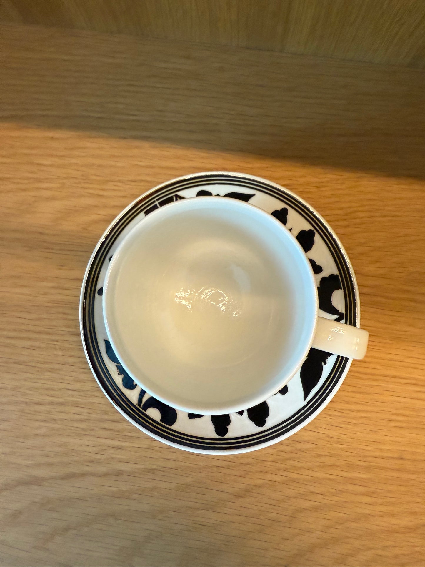 Vintage Coffee Cup with Saucer by Issengama